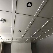 New Ceiling with LED Flush Lights