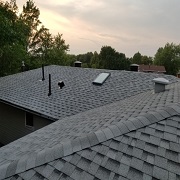 New roof and skylight