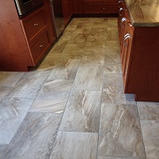 Stone look kitchen tiles